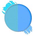 Mehron Paradise FX UV Neon Glow - Celestial - Neon Blue/Light Blue UV 0.25 oz | Pro Water-Activated Shimmer Paint for Raves, Costumes, SFX, Halloween Beauty & Personal Care Mehron