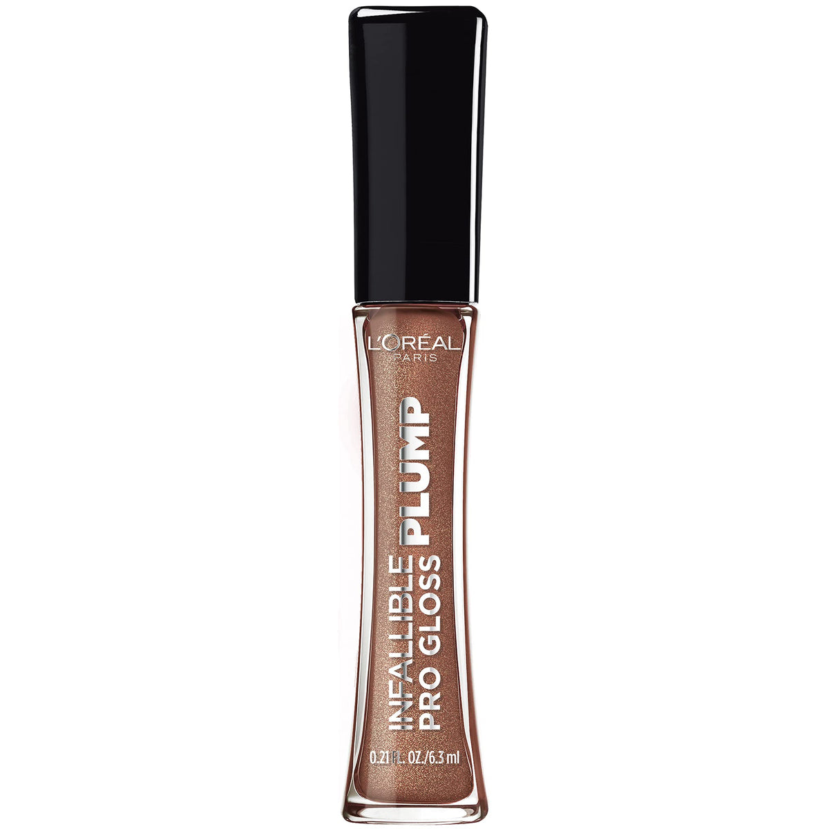 L'Oreal Paris Infallible Pro Gloss Plump Lip Gloss with Hyaluronic Acid, Long Lasting Plumping Shine, Lips Look Instantly Fuller and More Plump