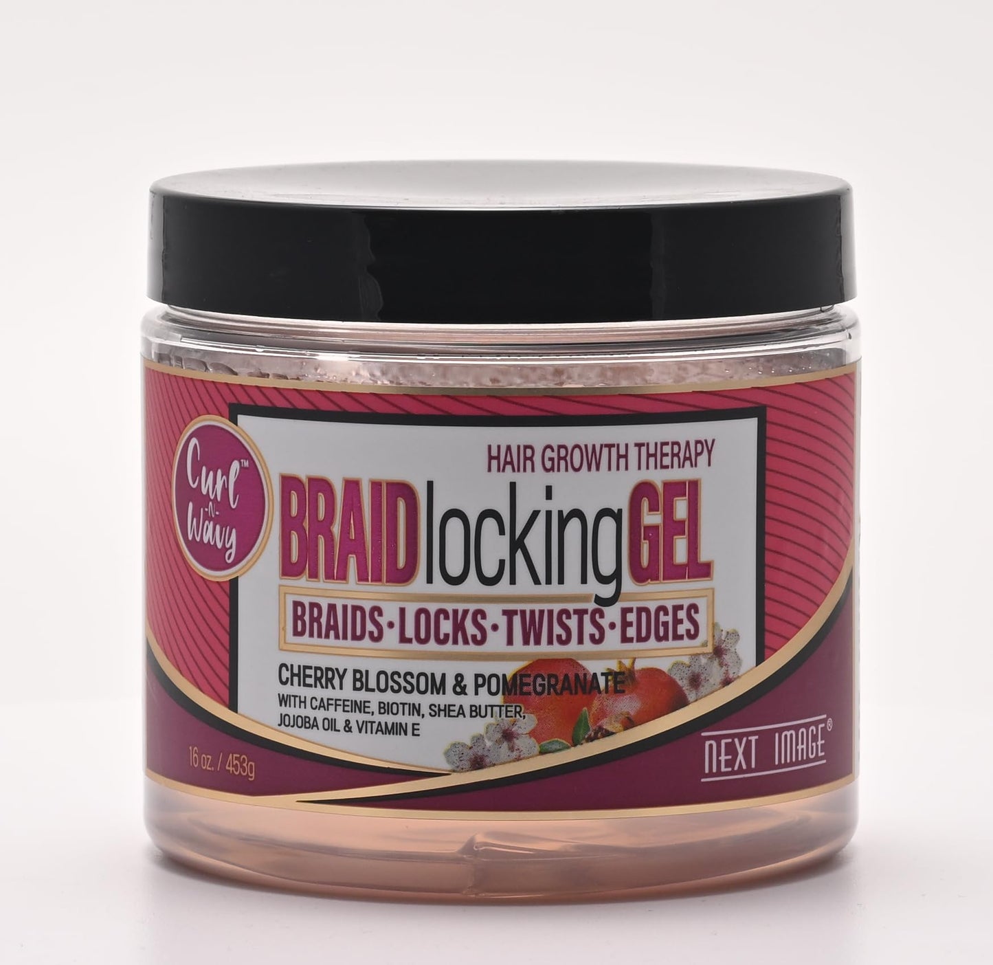 NEXT IMAGE Braid Locking Gel (Cherry Blossom & Pomegranate, 16 oz.) Beauty & Personal Care NEXT IMAGE