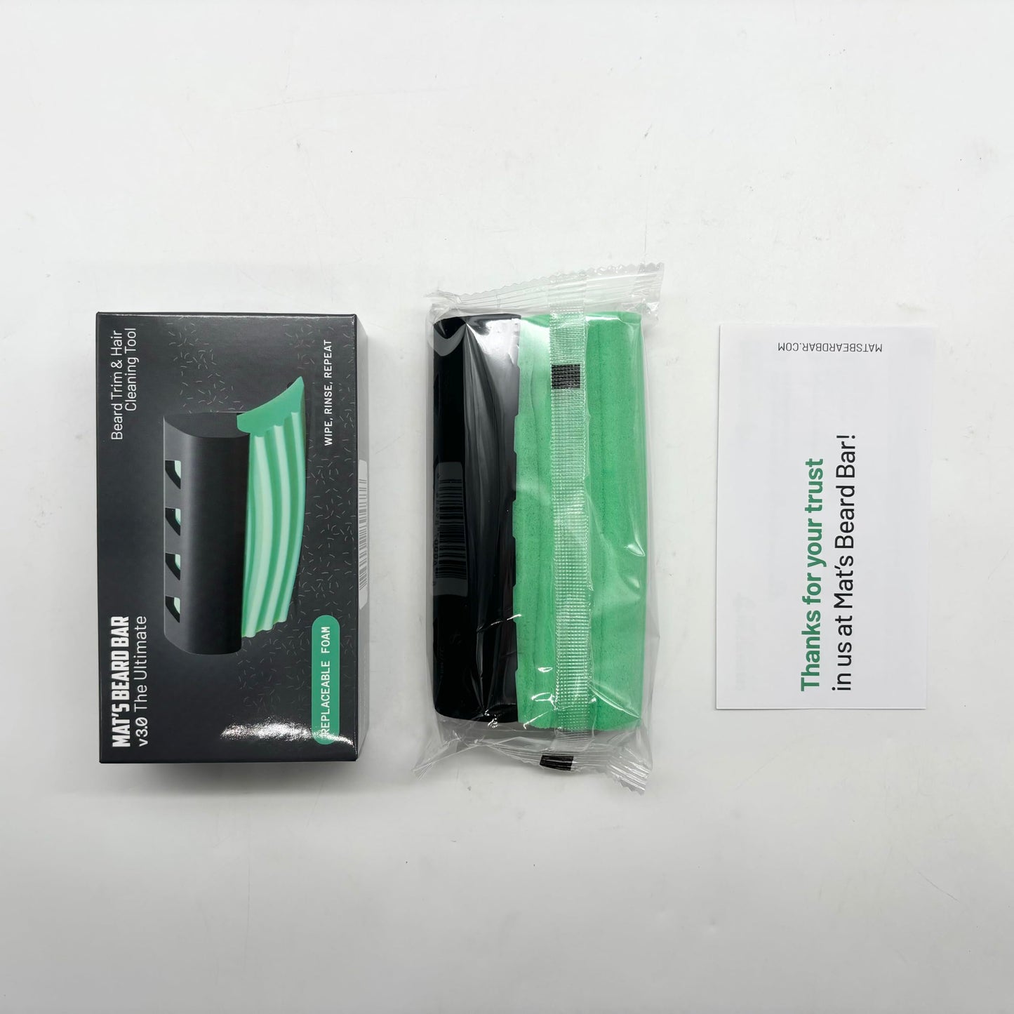 Mat's Beard Bar Ultimate v3.0 - Clean Up Beard Trimmings from Sinks and Countertops After Shaving - Best Gifts For Men Beauty and Personal Care BEARD BAR