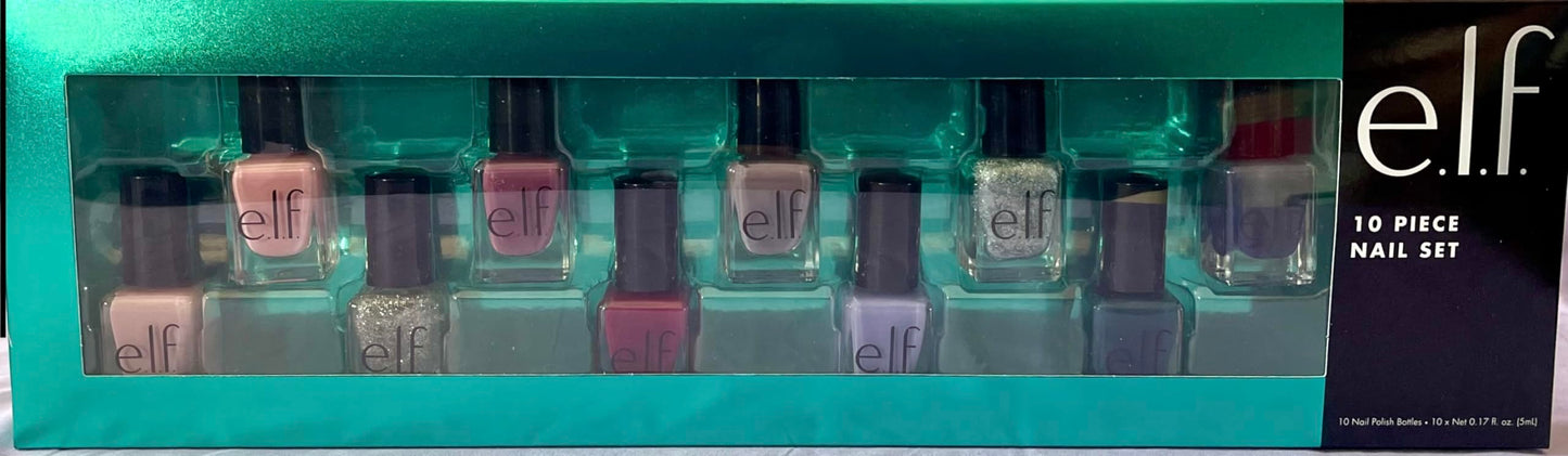 e.l.f 10 Piece Nail Polish Set Beauty & Personal Care e.l.f.