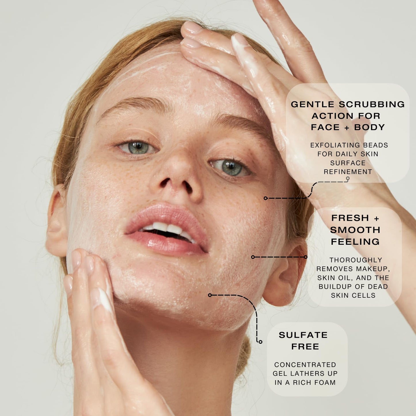 Biba De Sousa, The Daily Cleanser - Face and Body Wash with Exfoliating Beads, For Normal, Oily or Blemished Skin - Illuminates and Refines Skin Beauty & Personal Care biba de sousa
