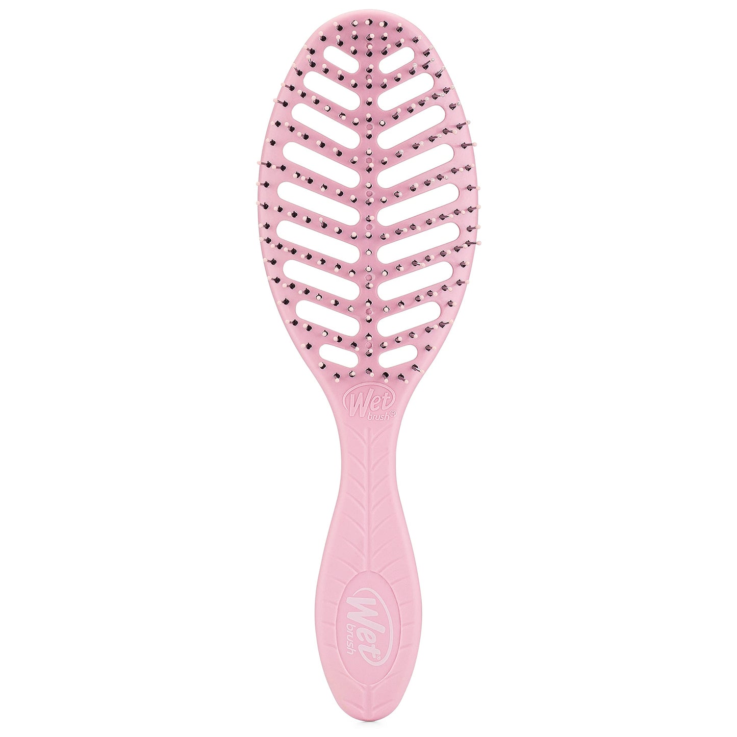 Wet Brush Go Green Speed Dry Hair Brush, Pink - Vented Design & Ultra Soft HeatFlex Bristles - Ergonomic Handle Manages Tangle & Uncontrollable Hair Beauty & Personal Care Wet Brush