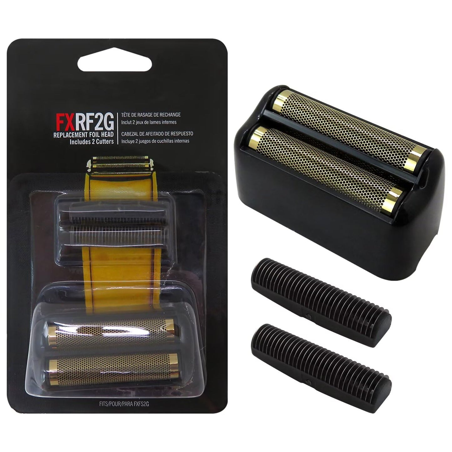 Smaeti Double Foil and Cutters Replacement Set for PRO Foil Shaver Beauty and Personal Care Smaeti