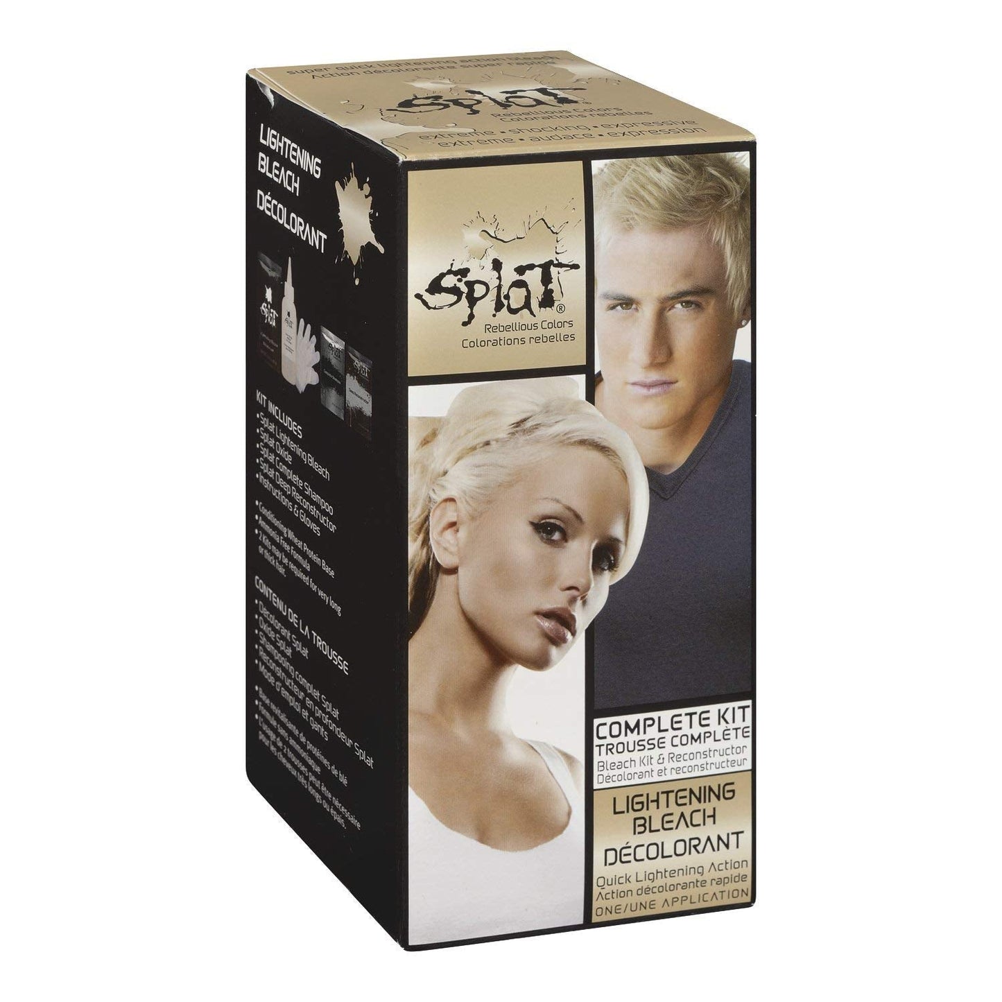 Splat Semi permanent Hair Color Kit inLightening Bleach Beauty & Personal Care Splat