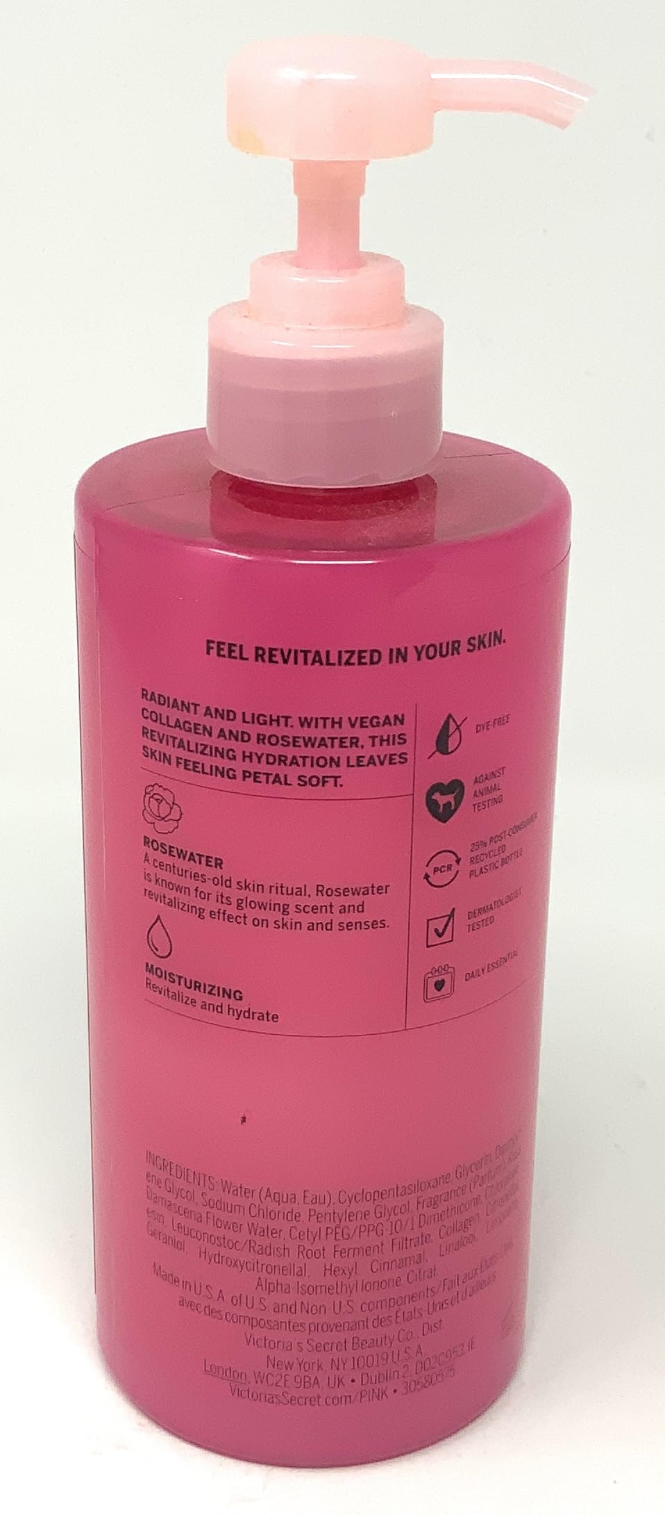 Victoria's Secret Pink Rosewater Lotion 14 fl oz