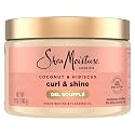 SheaMoisture Curling Gel Souffle Coconut and Hibiscus for Thick, Curly Hair to Moisturize and Protect Hair 12 oz Beauty & Personal Care Shea Moisture