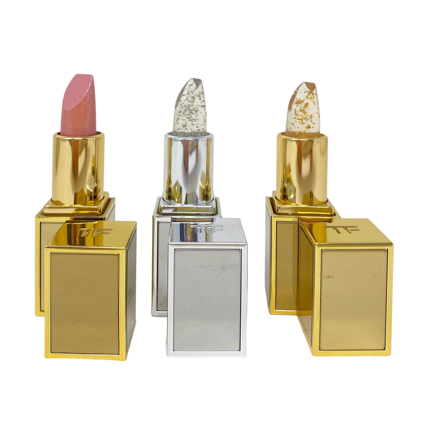 Tom Ford Soleil Clutch Lip Set - Sunlit Rose Lip Balm, Soleil Neige & Soleil Lip Blush - 0.07 oz / 2 g Each Beauty & Personal Care Tom Ford