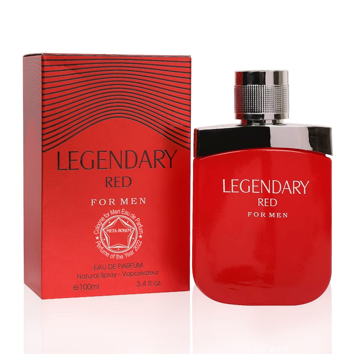 META-BOSEM Gentlemen Pour Homme Black+Red Men's Cologne Collection, Eau de Toilette Natural Spray - Masculine Scent - Holiday Gift Set (Pack of 2) Beauty & Personal Care META-BOSEM