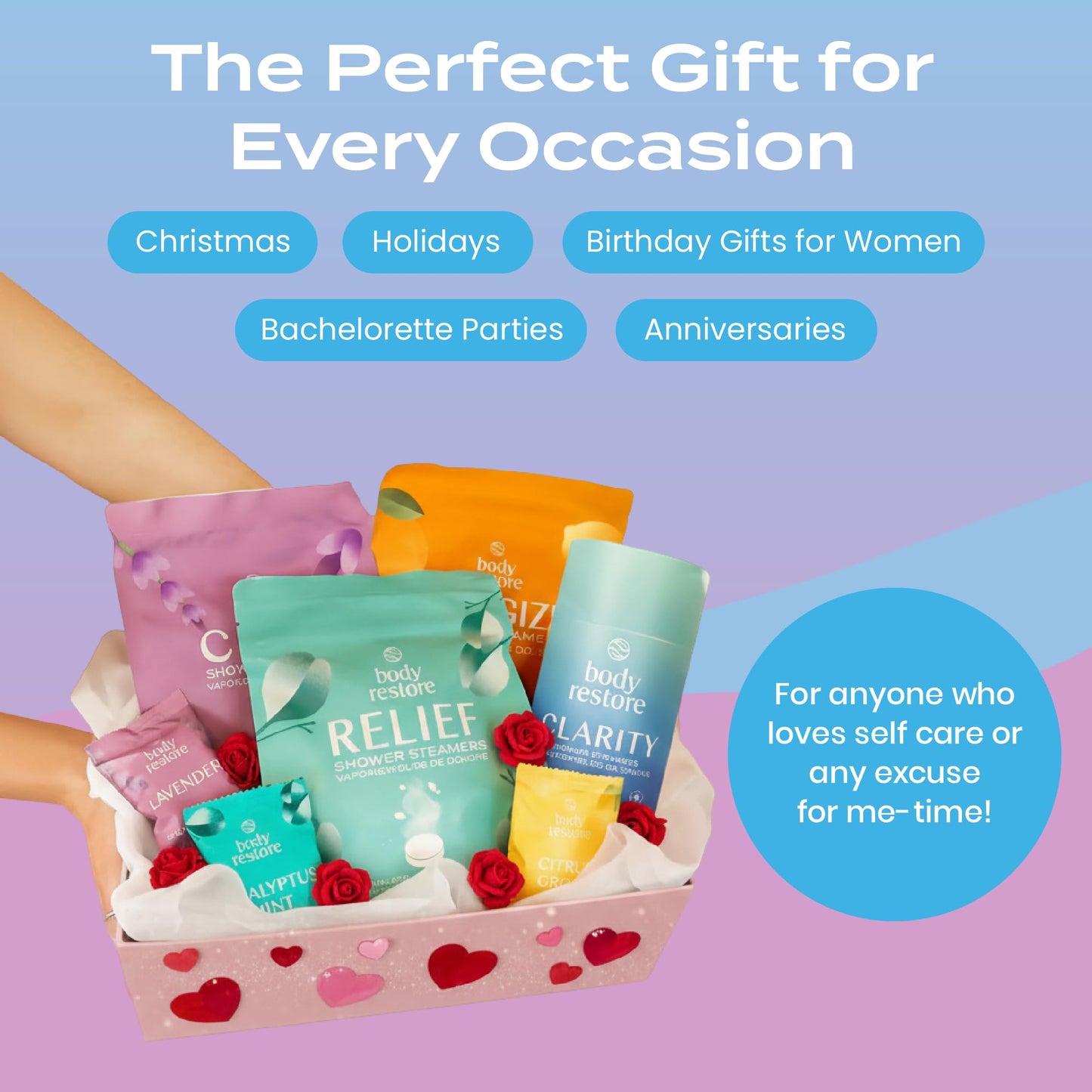 Body Restore Shower Steamers Aromatherapy 6 Pack - Fathers Day Gift for Dad, Birthday Gifts for Women & Men, Spa Stress Relief & Relaxation Self Care Beauty and Personal Care Body Restore
