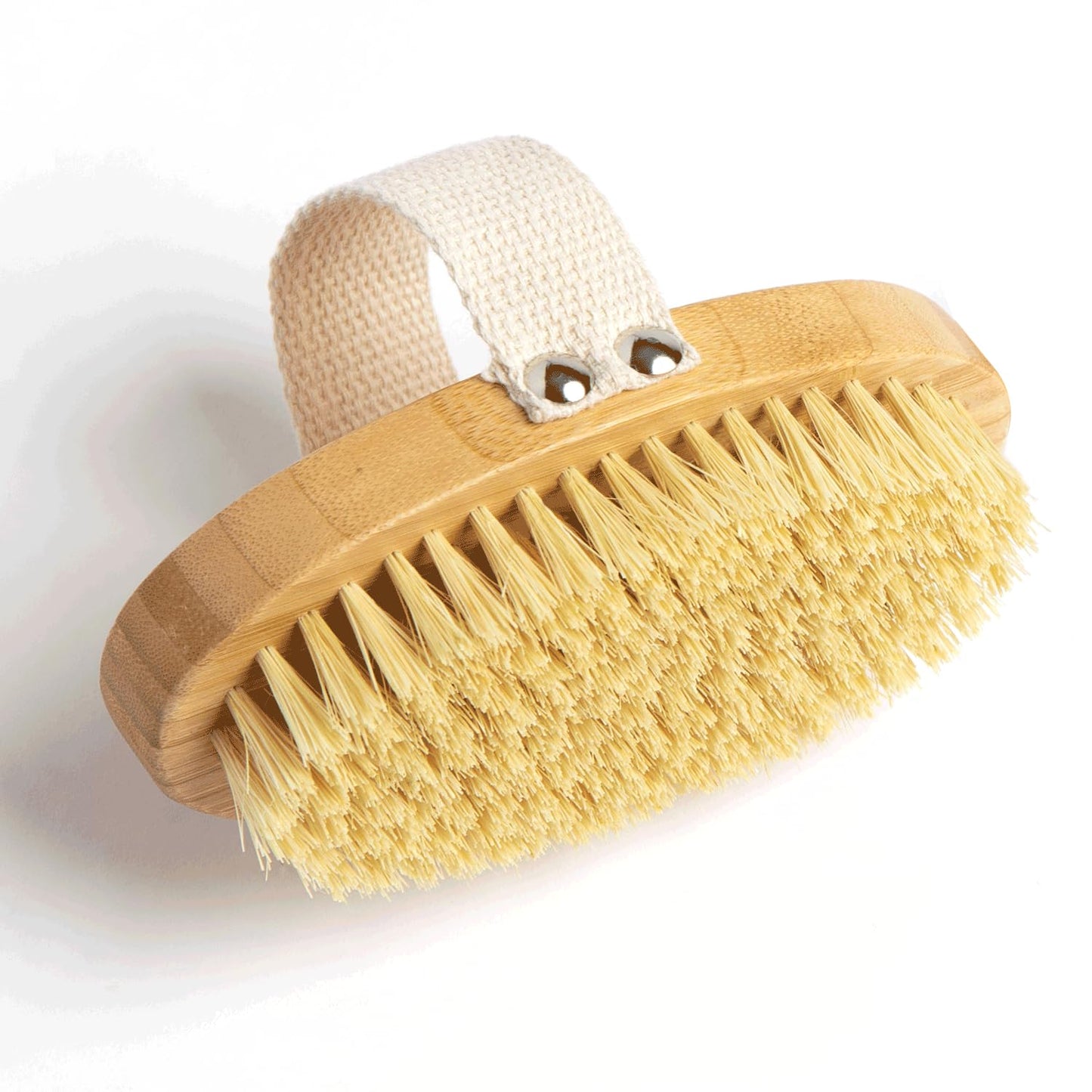 Firm Dry Brush & Shower Brush for Body - Handheld Back Scrubber Body Brush Exfoliator & Dead Skin Remover for Body Firm & Tighten Skin Improve Beauty & Personal Care M3 Naturals