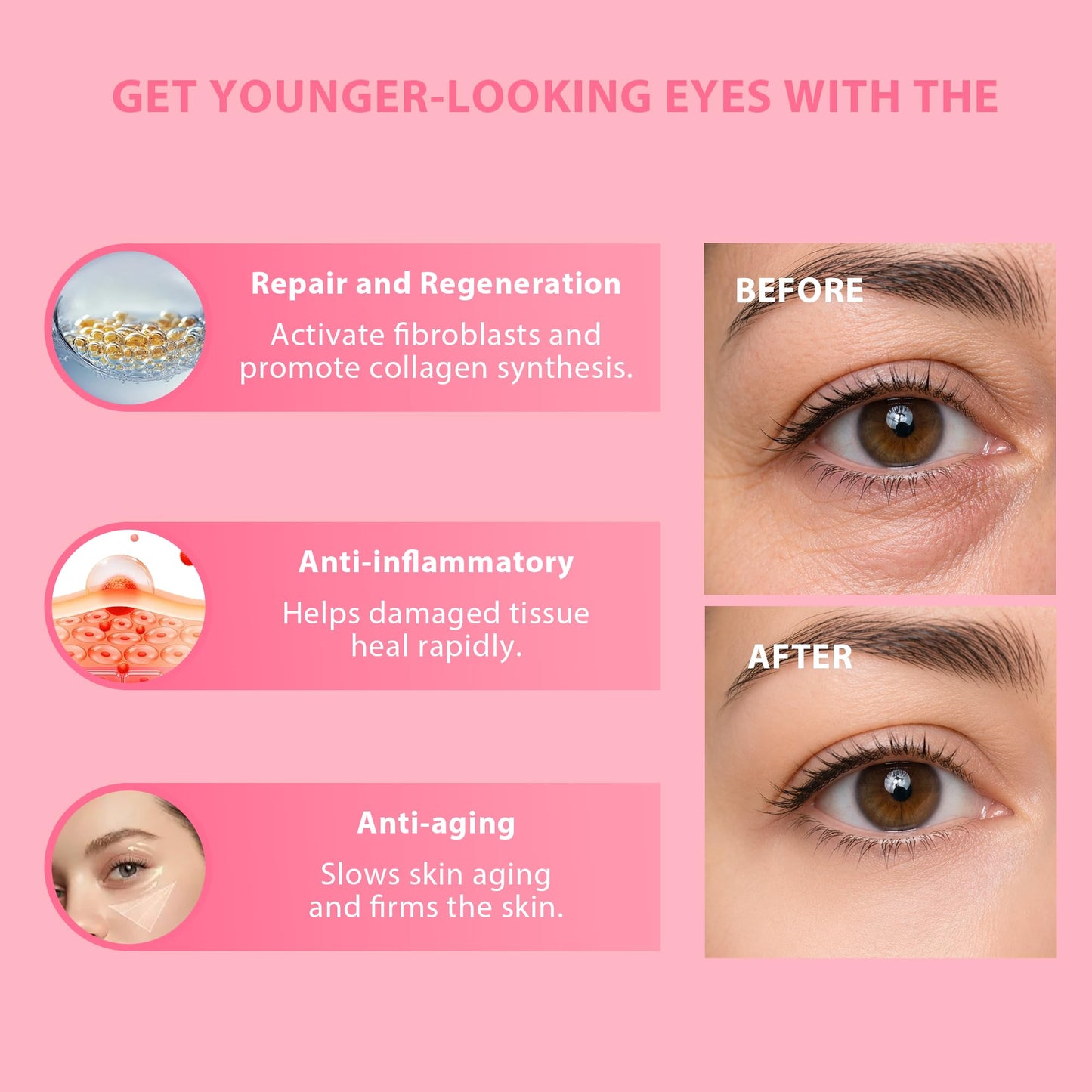 Euralissea PDRN Collagen Multi Balm Stick & Eye Patches Set, Pink B12 & Caffeine Under Eye Care, 0.32 Oz Balm + 60 Patches Beauty and Personal Care Euralissea