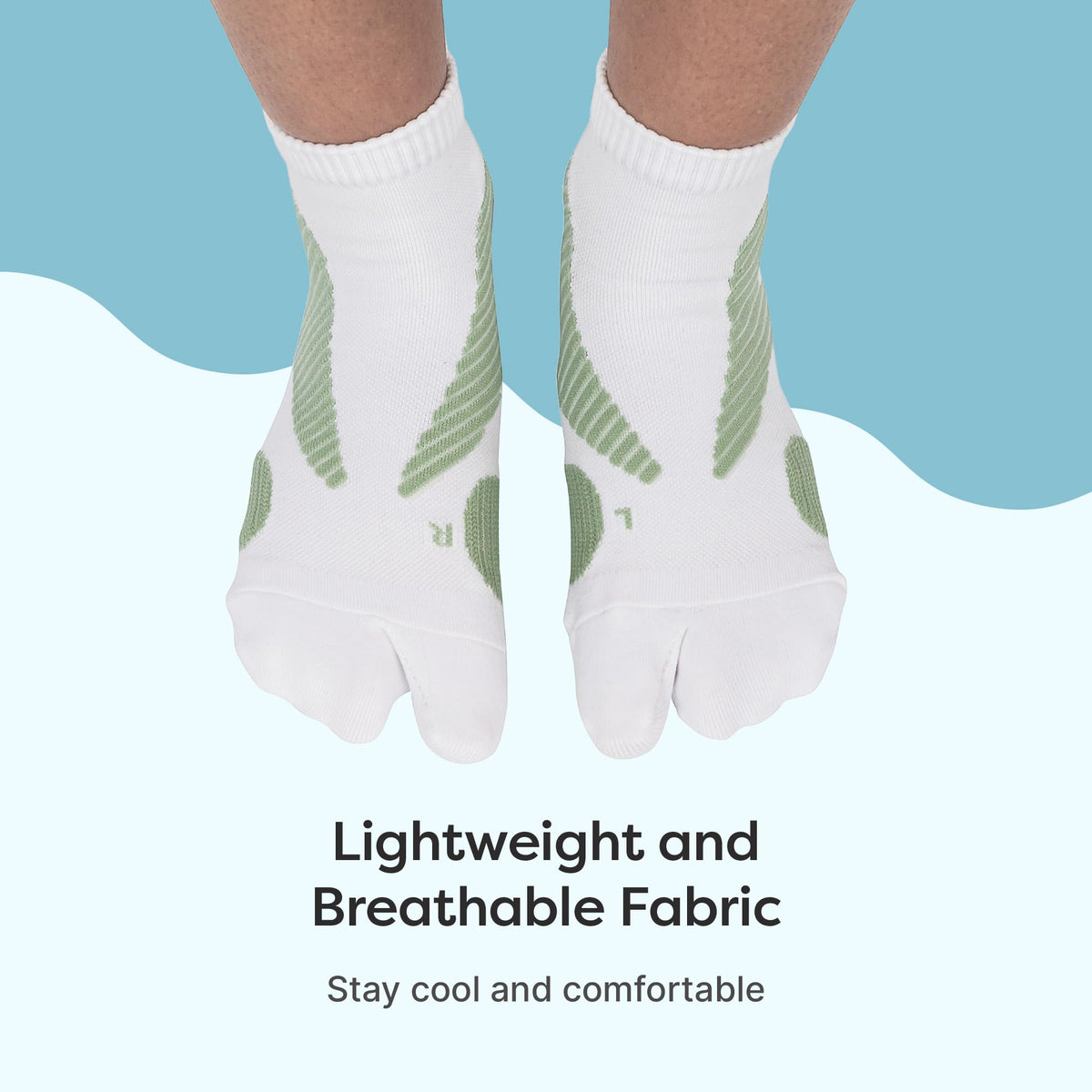 ZenToes Padded Bunion Relief Socks for Women and Men with Big Toe Separator, Built-In Bunion Protector Cushion, Arch Compression, Moisture Wicking