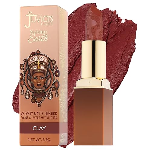 Juvia's Place Nubian Earth Matte Lipstick Clay - Hydrating Long-lasting Lipstick, Richly Pigmented Lip Makeup, Creamy with Matte Finish Beauty & Lip Beauty & Personal Care Juvia's Place