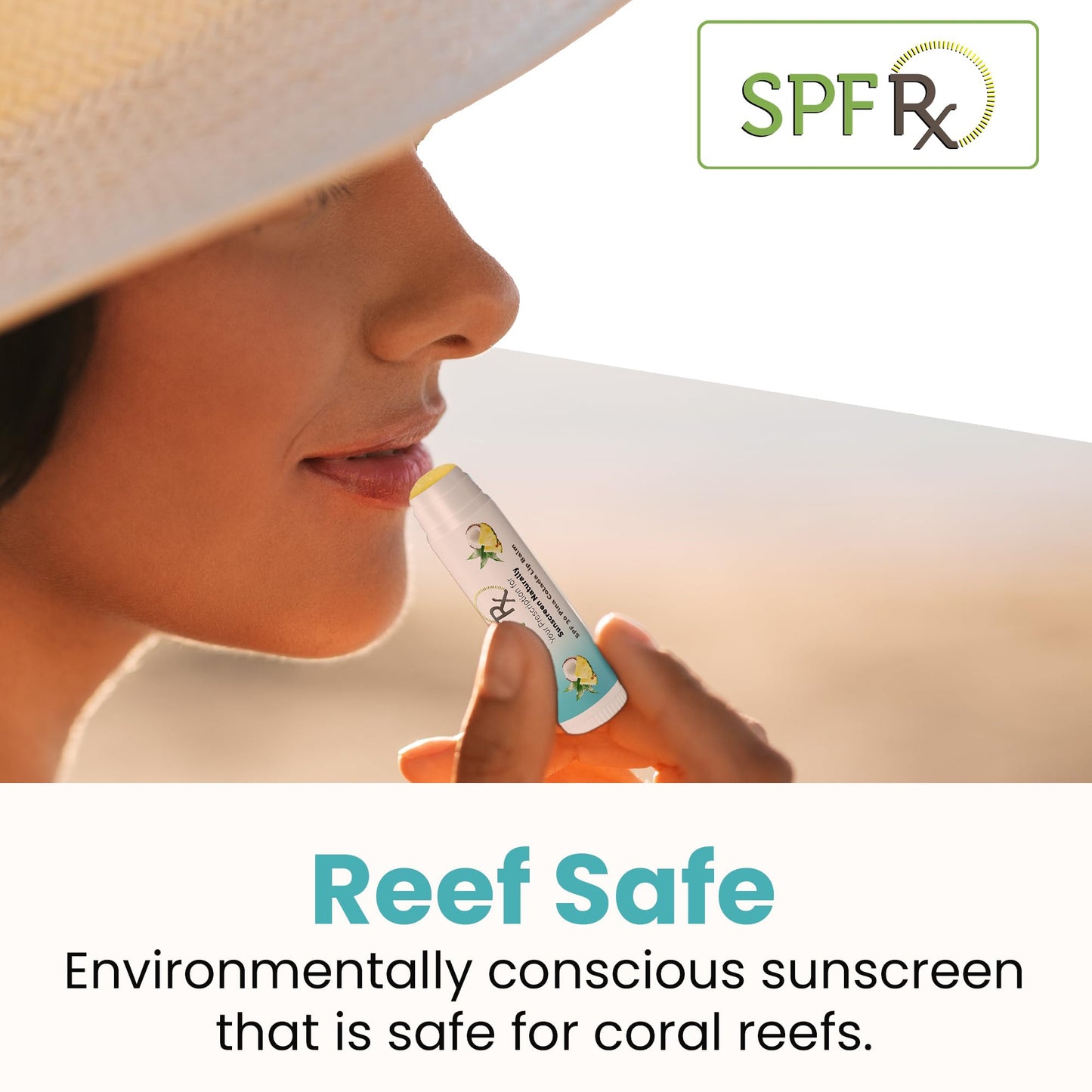 SPF Rx, SPF 30 Pina Colada Sunscreen Lip Balm Broad Spectrum Protection, Rapid Relief for Dry Chapped Lips, Superior Protection Against UVA & UVB Rays Beauty and Personal Care SPF Rx
