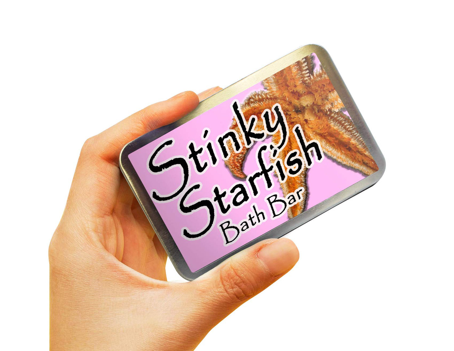 Gears Out Stinky Starfish Bath Bar - Funny Starfish Design - Novelty Bath Soap for Women - Pink Soap - Handcrafted - Made in the USA Beauty & Personal Care Gears Out