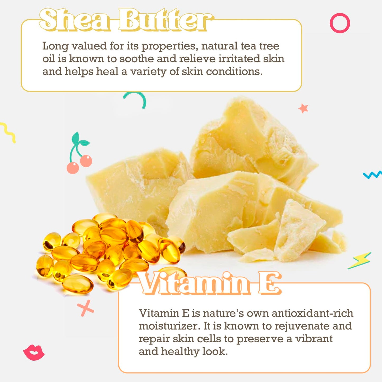 Purifect Shea Butter Moisturizing Facial Serum - Moisturizes Dry Skin with Vitamin E Oil, Protects the Skin Barrier, Nourishes & Soothes, Promotes Beauty & Personal Care Purifect by Symphony Beauty
