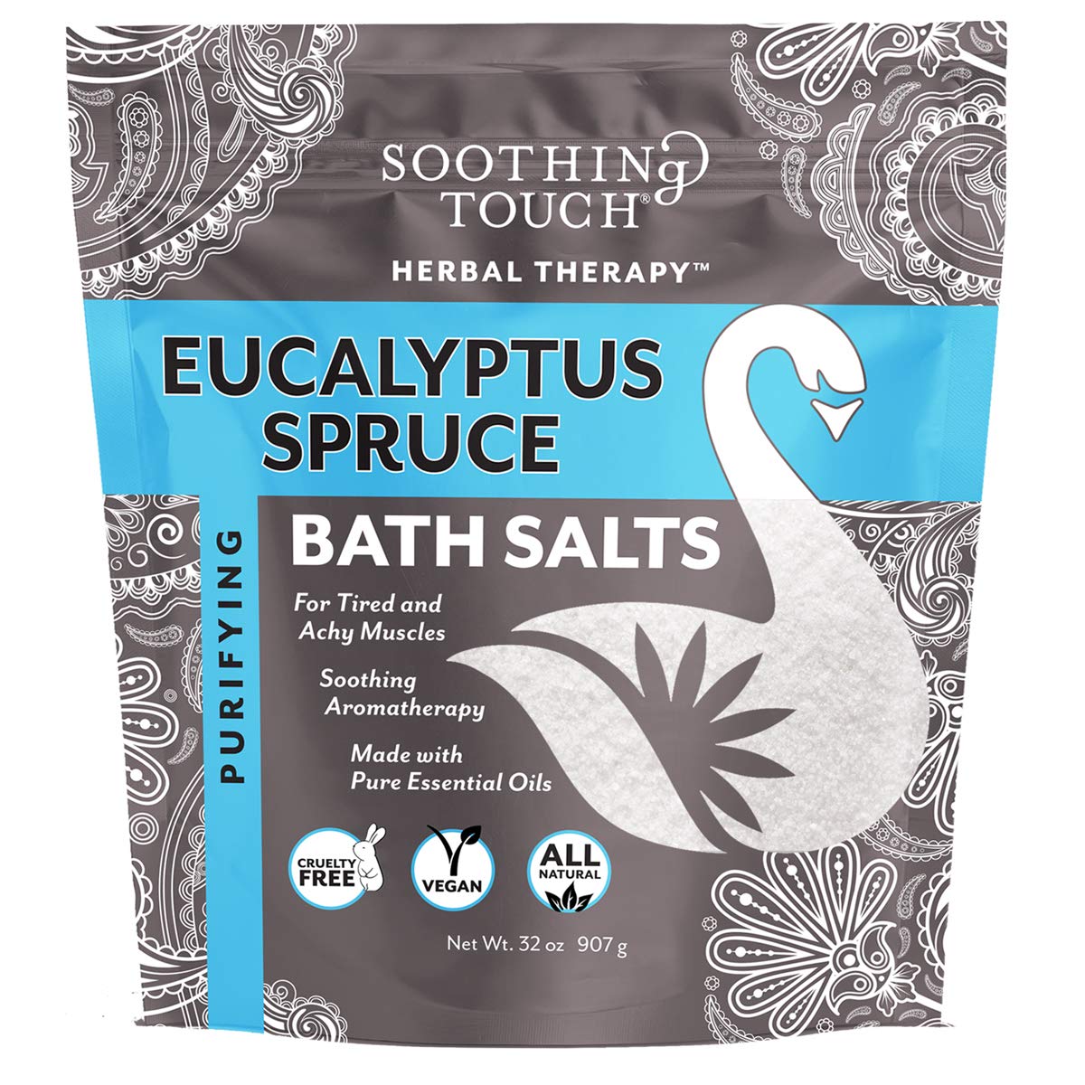 Soothing Touch W67369ES32 Bath Salts Eucalyptus Spruce, 32-Ounce Beauty and Personal Care Soothing Touch