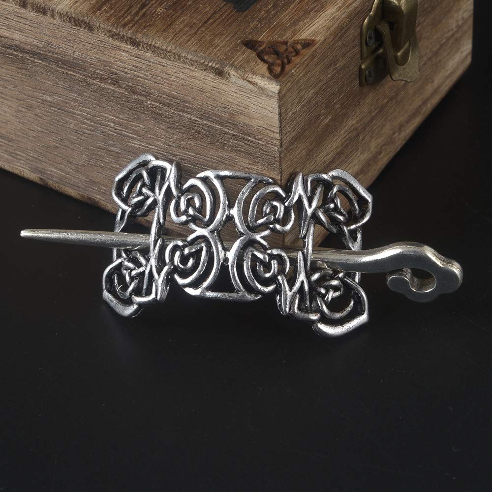 Viking Celtic Hair Sticks Hairpin-Viking Hair Clip Sticks for Long Hair Stick Slide Irish Hair Accessories Beauty & Personal Care LQQQL
