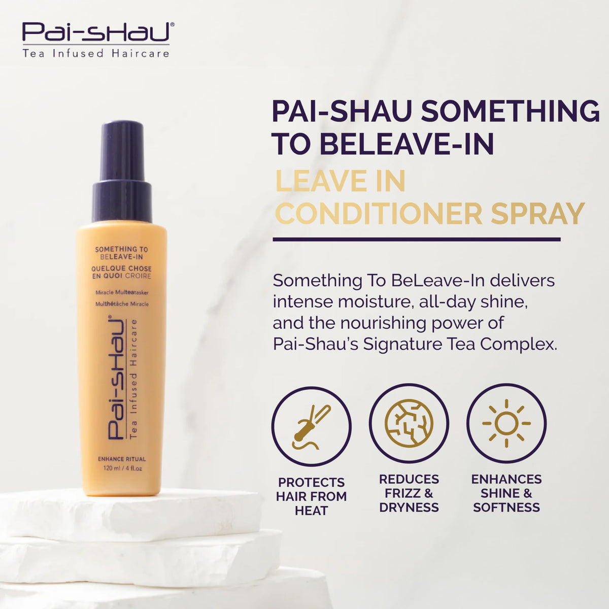 Pai-Shau Something To BeLeave-In Leave In Conditioner Spray For Detangling, Heat Protection, And Frizz Control Beauty & Personal Care Pai-Shau