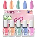 Eternal Pastel Nail Polish Sets for Women (CANDY PASTELS) - Pastel Nail Polish Set for Girls - Long Lasting & Quick Dry Nail Polish Set for Home DIY Beauty & Personal Care Eternal
