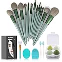 Koccido Makeup Brushes 22 Pcs Makeup Kit,Foundation Brush Eyeshadow Brush Make up Brushes Set (Green, 22 Piece Set) Beauty & Personal Care Koccido