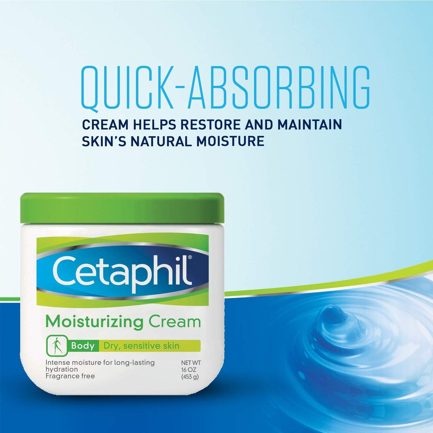 Cetaphil Moisturizing Cream for Very Dry/Sensitive Skin, Fragrance Free, 16 Ounce, Pack of 6 Beauty & Personal Care Cetaphil