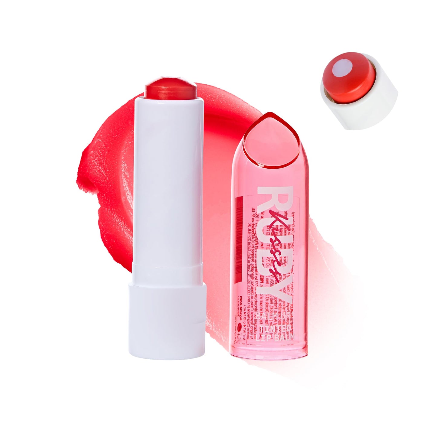 Ruby Kisses Balm Up Tinted Lip Balm, Non-Greasy Hydrating Formula, Nourishing Coconut Core & Vitamin E Infused, Care with Natural Shine, Lightweight Beauty and Personal Care Ruby Kisses