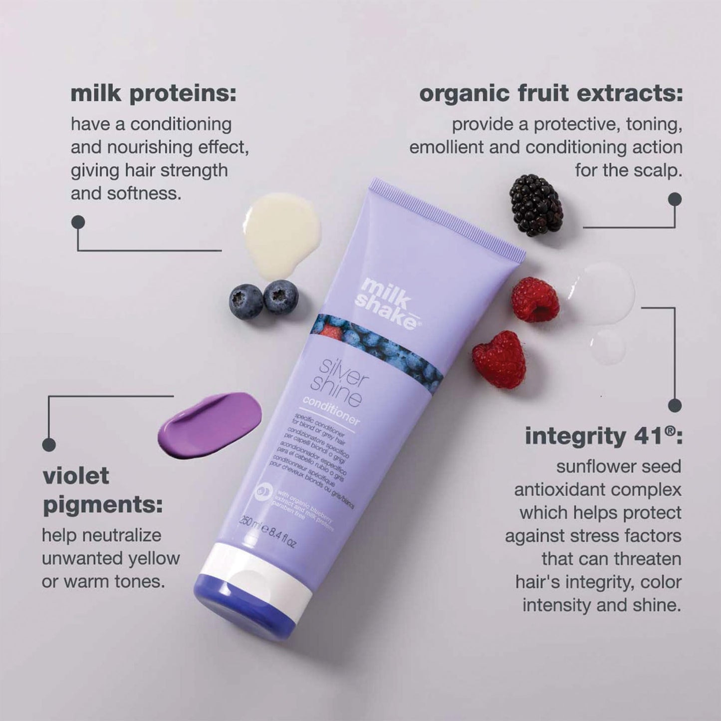 milk_shake Silver Shine Conditioner, 8.4 fl. oz.(Pack of 1) Beauty & Personal Care milk_shake