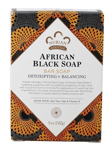 Bar Soap, African Blk with Al, 5 oz ( Multi-Pack) Beauty & Personal Care Nubian Heritage