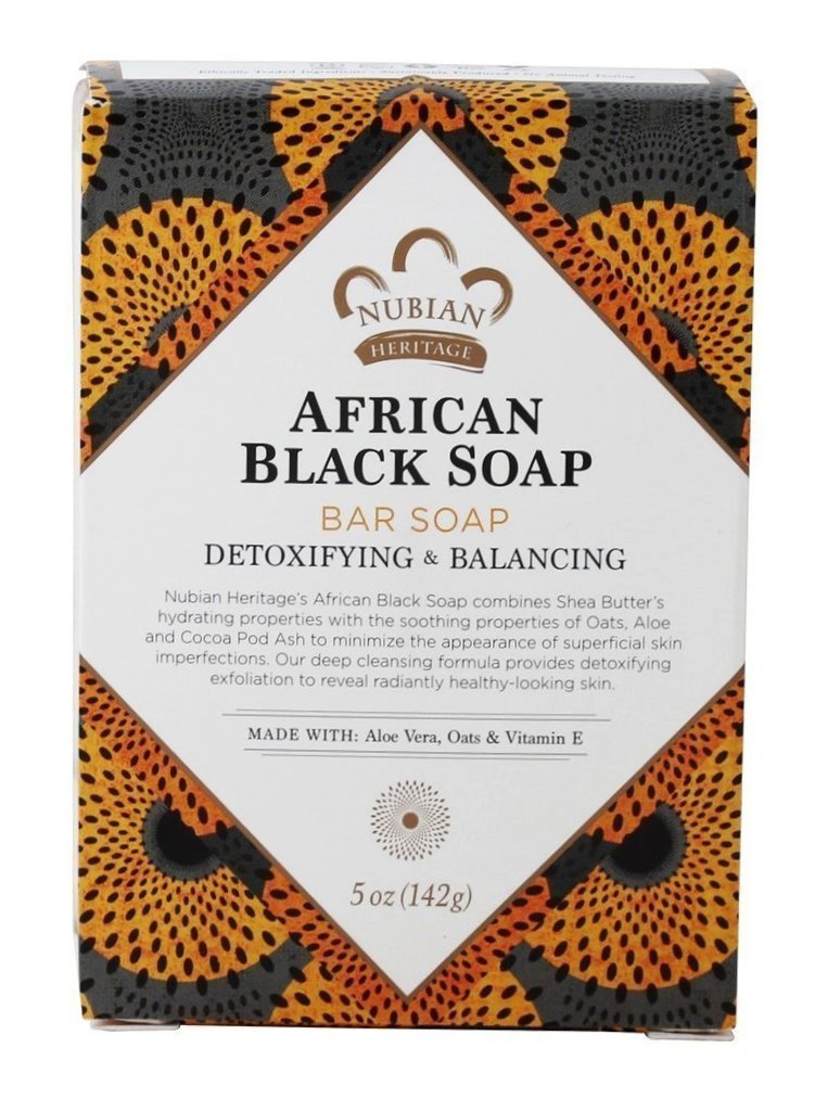 Bar Soap, African Blk with Al, 5 oz ( Multi-Pack) Beauty & Personal Care Nubian Heritage