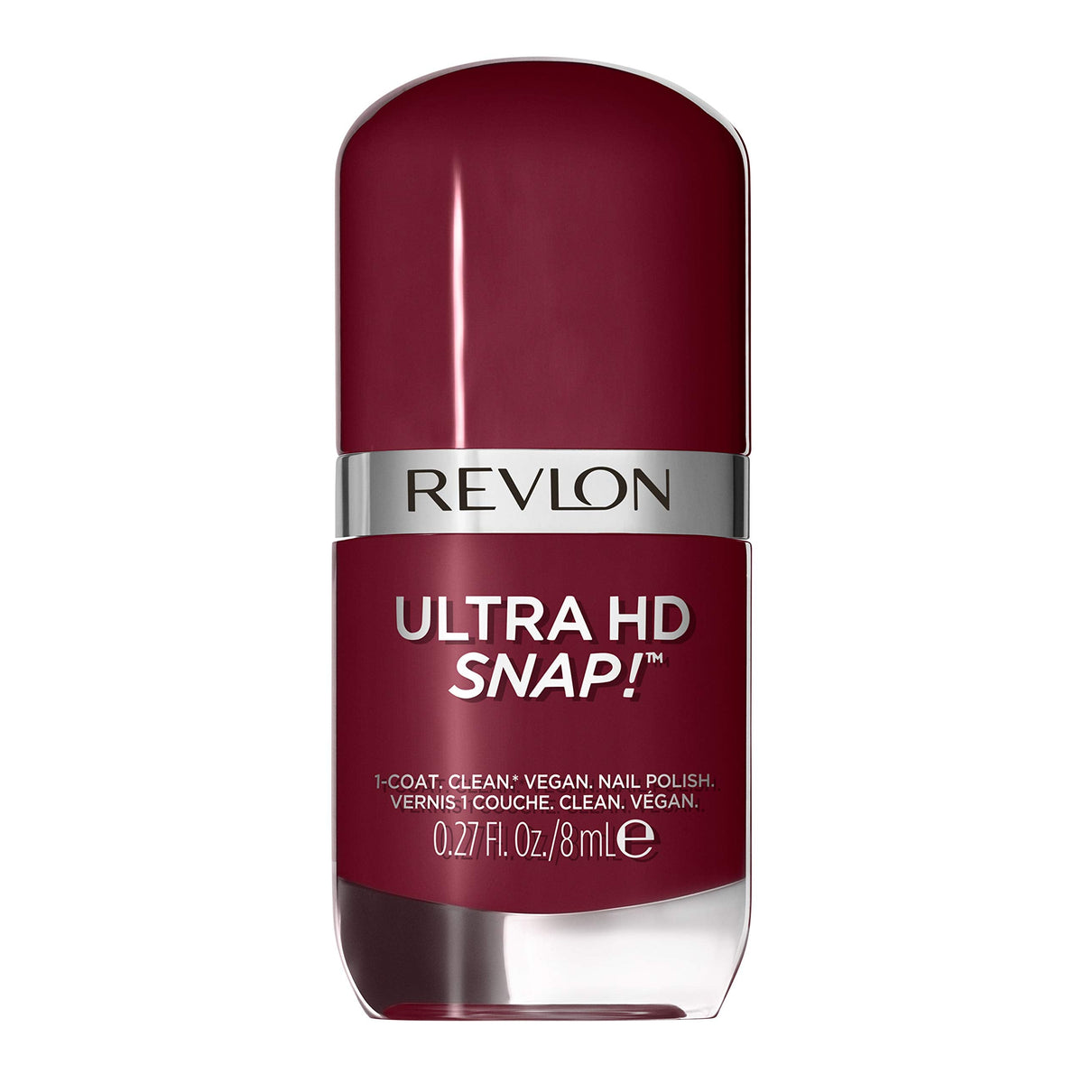 REVLON Ultra HD Snap Nail Color, Natural Rich Glossy Polish, 100% Vegan Formula, No Base or Top Coat Needed, 024 So Shady, 0.27 fl oz Beauty & Personal Care REVLON