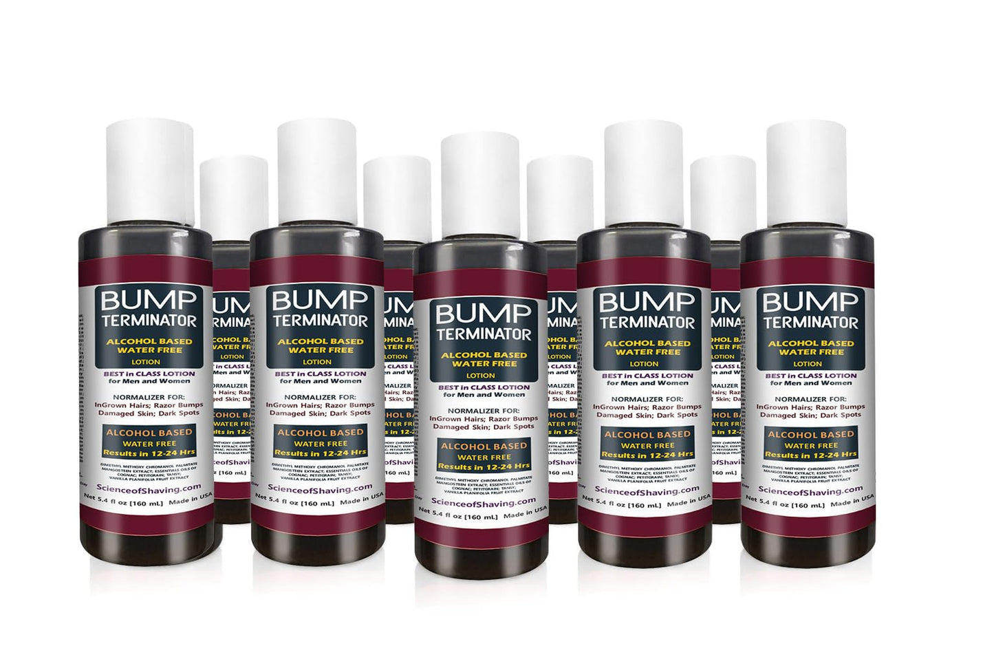 BUMP Terminator Fast Acting, Alcohol BASED, Water Free Anti Razor Bumps, Ingrown Hair, Skin Treatment for Face, Neck, Bikini Area, Legs & Back Of Head Beauty and Personal Care BREEJ