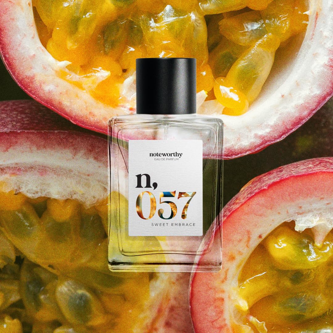 Noteworthy n,057 Sweet Embrace Eau De Parfum - Vanilla, Passionfruit, Tonka Bean | Sophisticated, Warm Fragrance for Any Occasion | Long-lasting Beauty & Personal Care Noteworthy