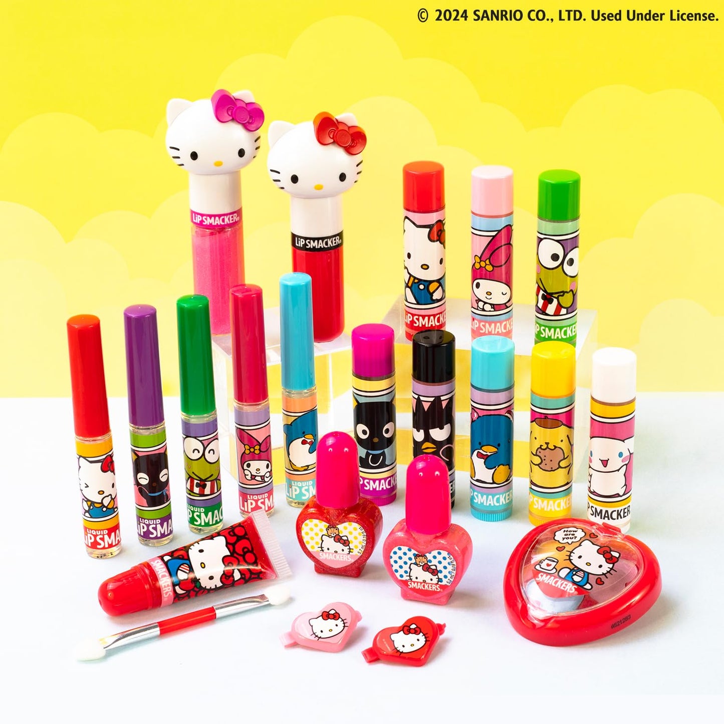 Lip Smacker Sanrio Hello Kitty and Friends Flavored Liquid Lip Gloss | Dry Lips | For Kids, Men, Women | Stocking Stuffer | Christmas Gift | Set of 5 Beauty & Personal Care Lip Smacker
