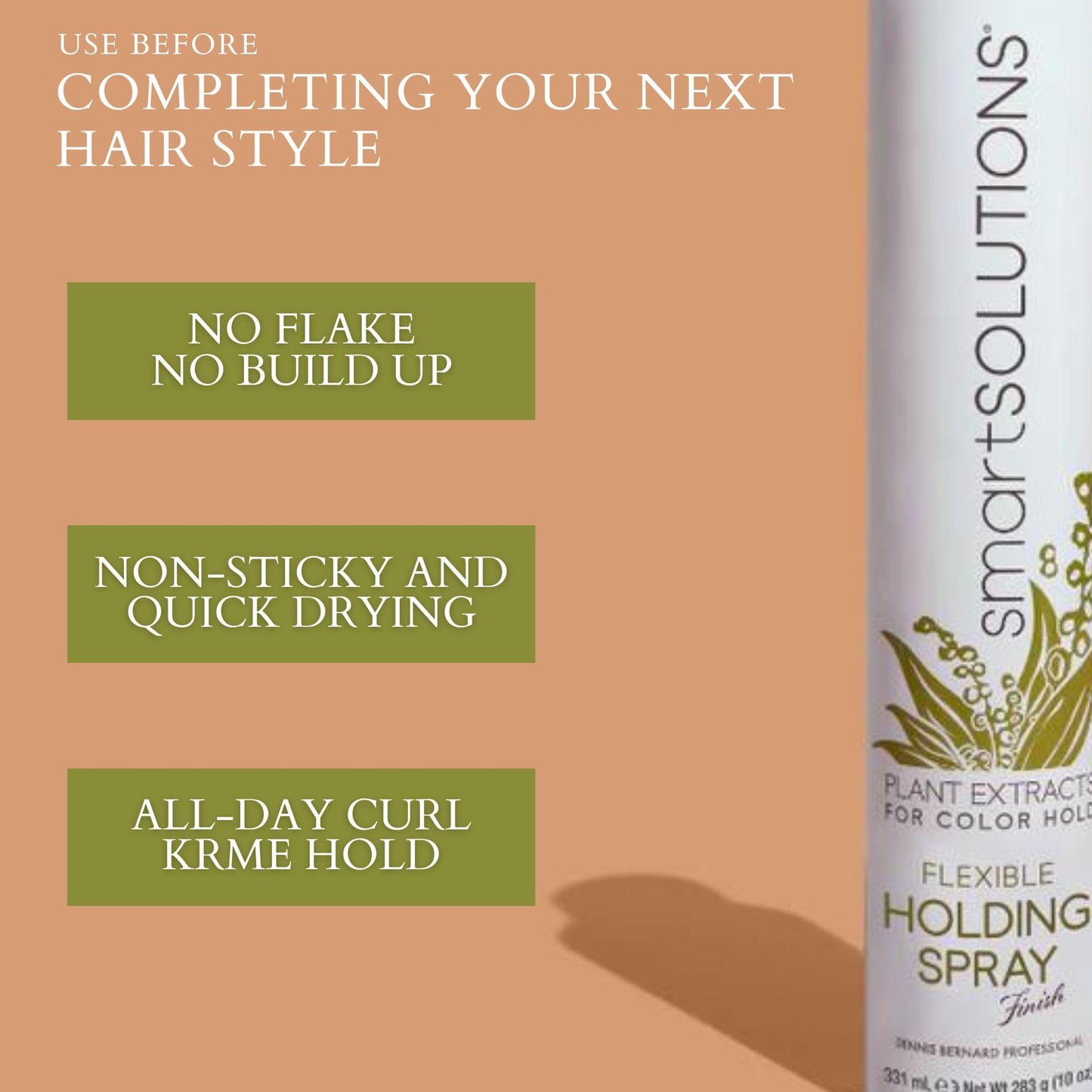 SMART SOLUTIONS Flexible Holding Spray | Light To Medium Hold | Non-Sticky & Easy To Wash Out (10 oz) Beauty & Personal Care SMART SOLUTIONS
