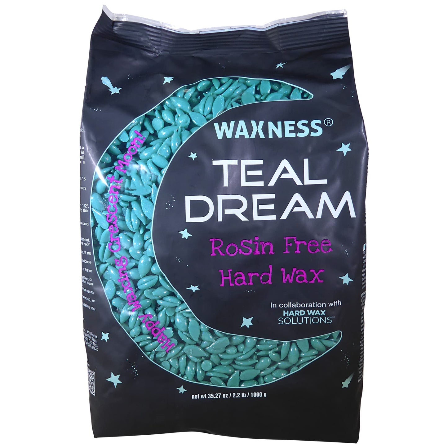 Waxness Teal Dream Hard Wax Beads Bulk 22 lb (10 kg) - Rosin-Free Stripless Wax for Sensitive Skin, Creamy Texture, Professional Use - Made in Italy Beauty and Personal Care Waxness