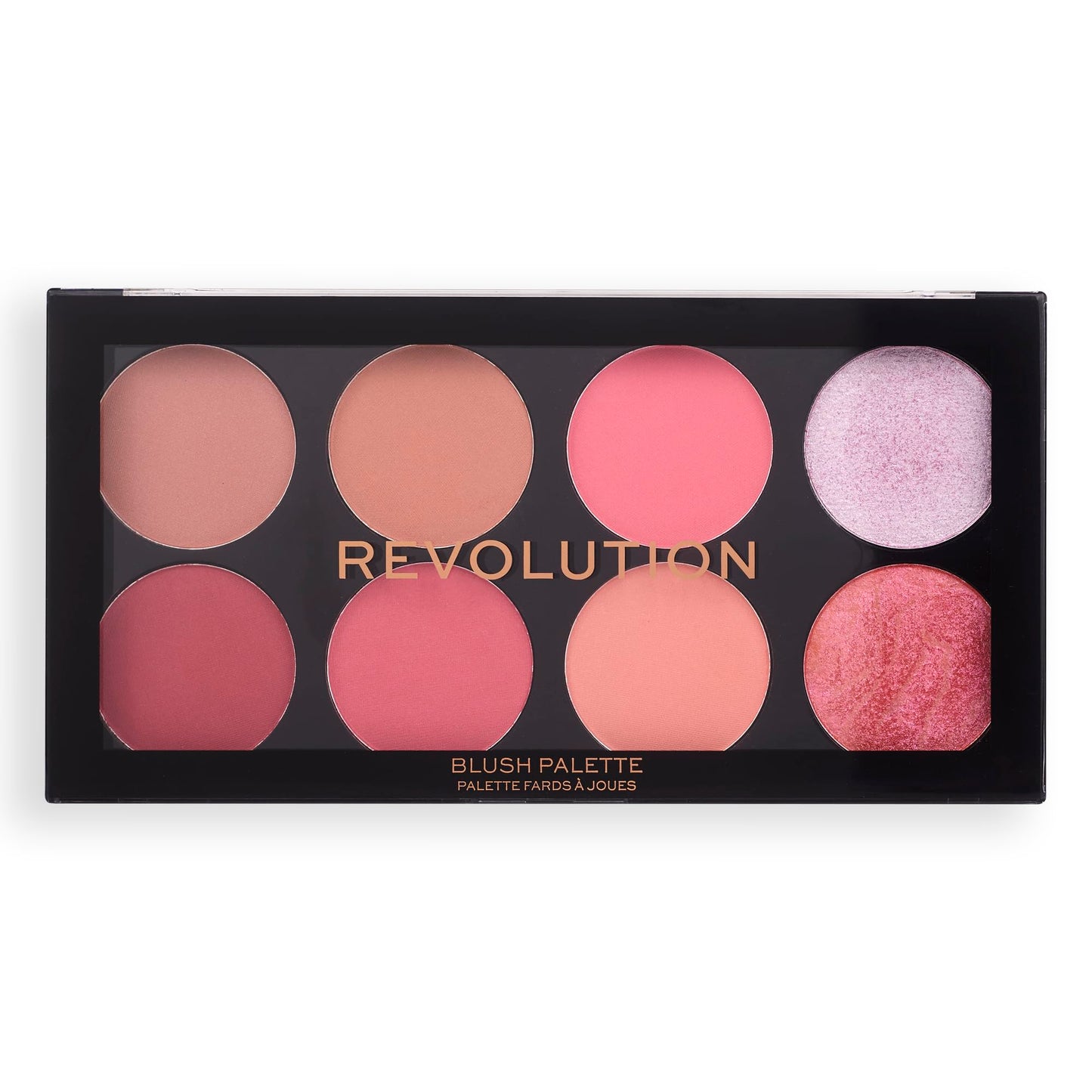 Revolution, Ultra Blush Palette, 8 Pigmented Shimmer & Matte Makeup Shades, Blendable Powder Blush Formula, Vegan & Cruelty-Free, Sugar & Spice Beauty & Personal Care Revolution Beauty London