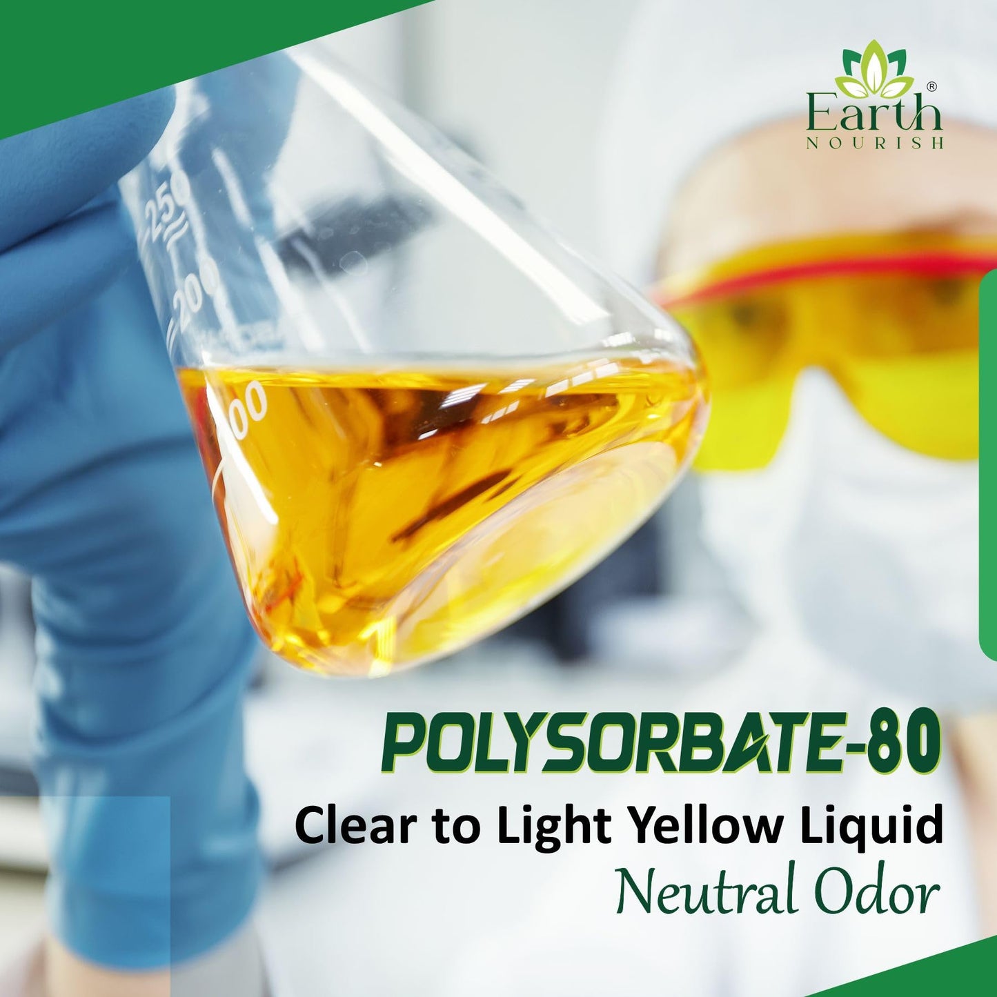 Earth Nourish Polysorbate 80 3.38 Fl Oz / 100ml - Cosmetic Grade Emulsifier for Bath Bombs, Lotions, Creams & DIY Skincare Formulations Beauty and Personal Care Earth Nourish