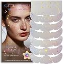 Glitter Freckles, Holographic Face and Body Glitter Tattoo Sparkle for Women Gold Glow Cosmetic Star Makeup Accessories for Festival Rave Beauty & Personal Care Anmubag