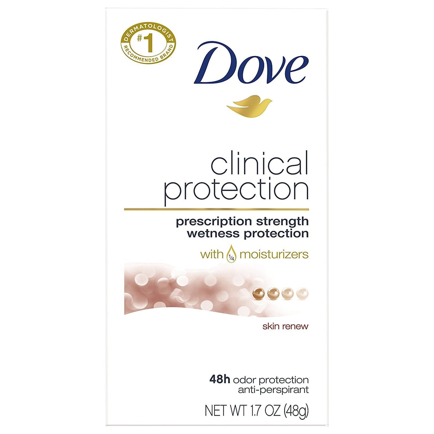 Dove Clinical Protection Antiperspirant, ClearTone Skin Renew, 1.7 oz Beauty and Personal Care Dove