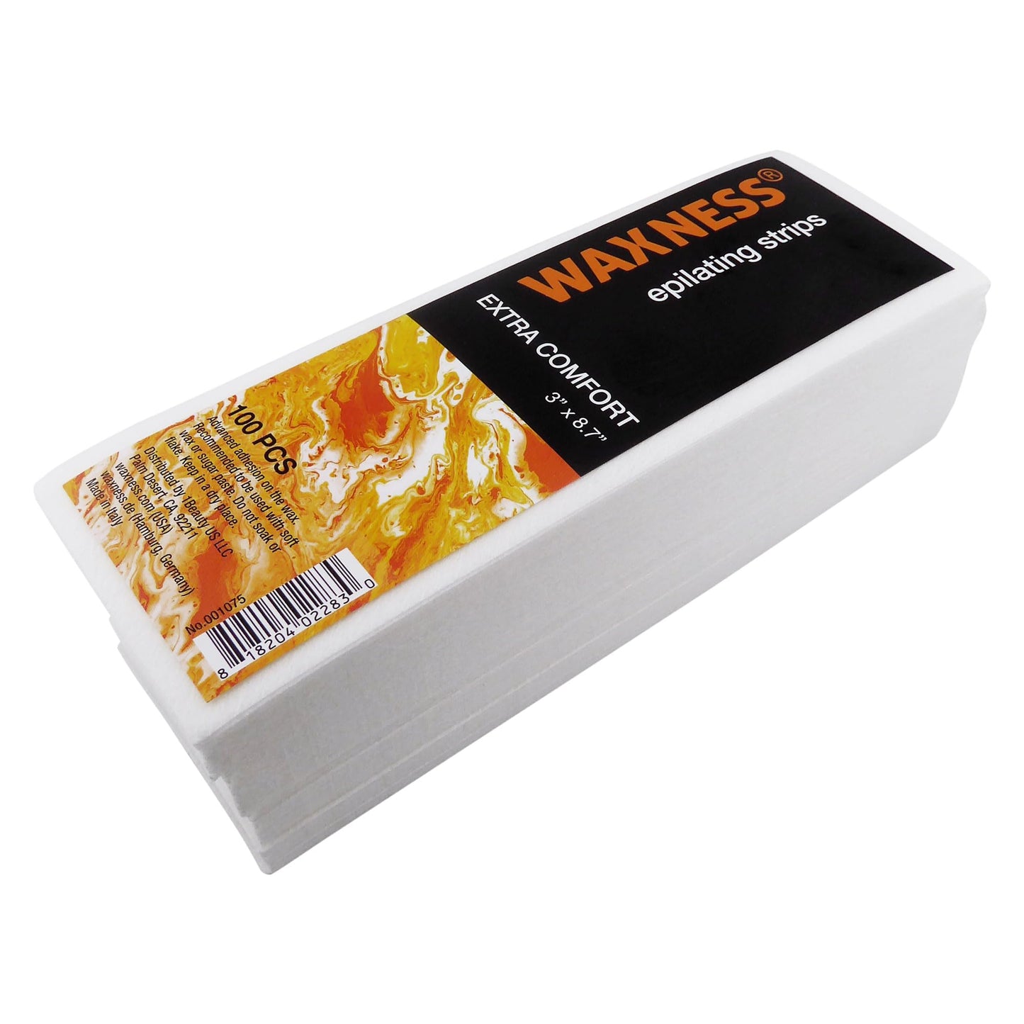 Waxness Extra Comfort Epilating Strips White 2.75 x 7.83 inch 1 Pack of 100 Strips Beauty and Personal Care Wax Necessities