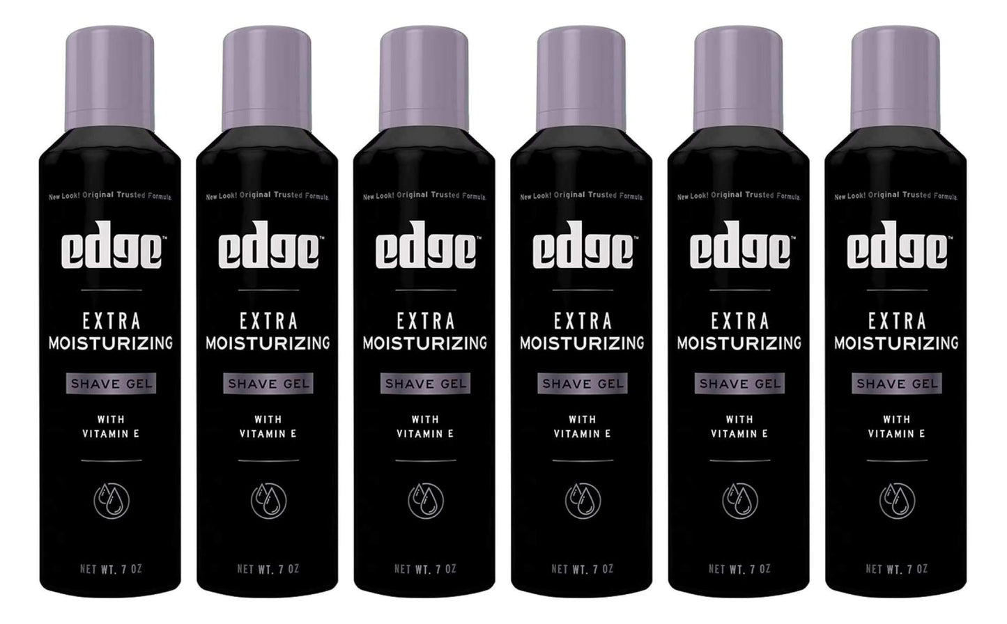 Edge Extra Moisturizing with Vitamin E Shave Gel 8.4 oz (Pack of 6) Beauty & Personal Care Edge Shave Gel