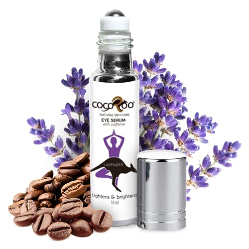 Caffeinated Eye Serum, Nutrient-Dense, 100% Pure, Natural & Vegan (Lavender) Beauty & Personal Care CocoRoo