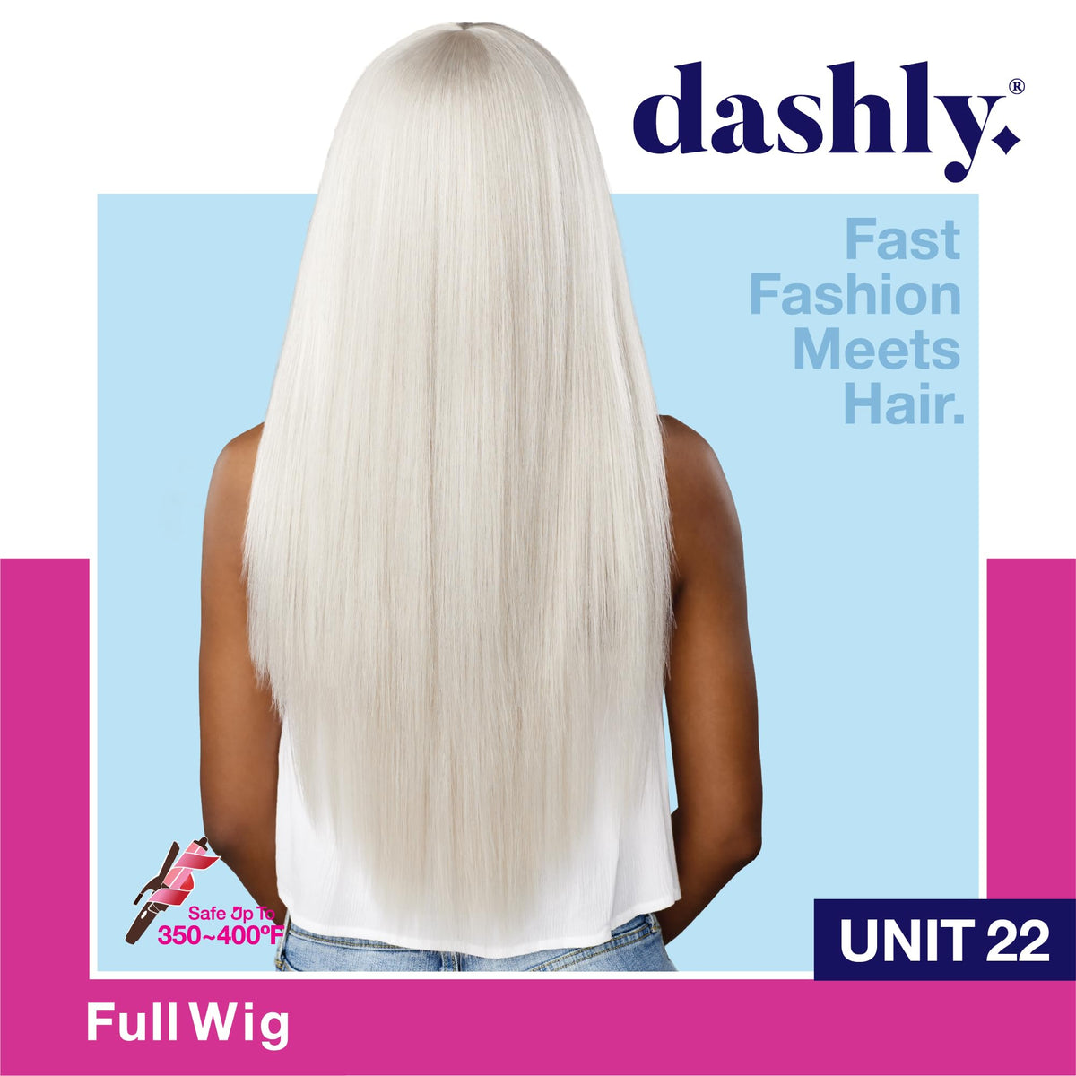 Sensationnel Dashly Wig-Unit 22, PLATINUMBLONDE