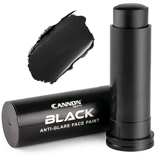 Cannon Sports Face Body Paint Stick for Football Baseball Softball Lacrosse Hockey - Sweatproof, Long-Lasting, Anti-Glare (Black) Beauty & Personal Care Cannon Sports