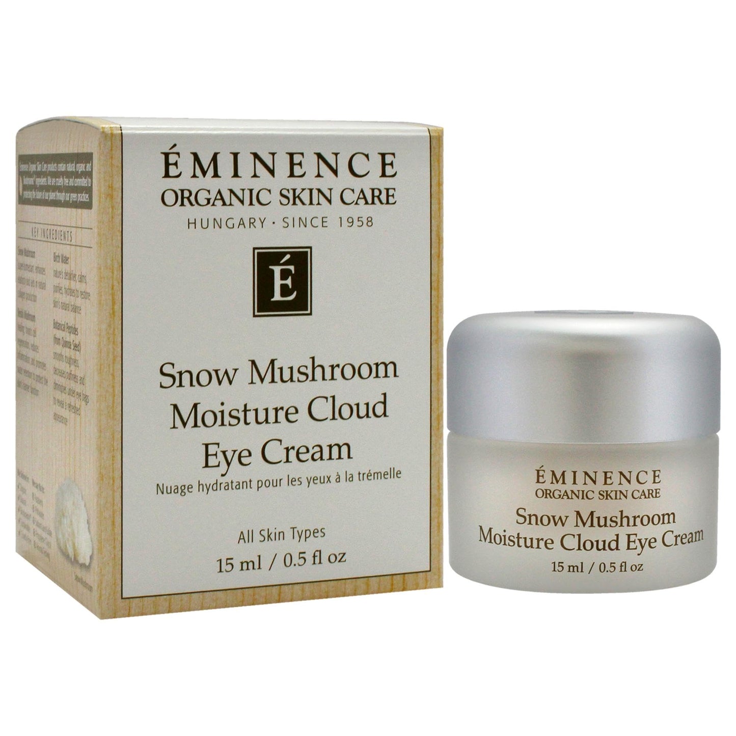 Eminence Organic Snow Mushroom Moisture Cloud Eye Cream 0.5 Fl Oz (Pack of 1) Beauty & Personal Care Eminence