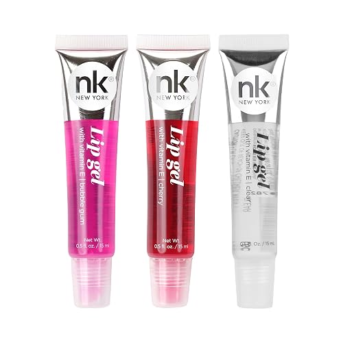 NICKA K NEW YORK Lip Gel, Hydrating, Lightweight, Glides on Effortlessly, Non Sticky Finish Lip Gel Colors Beauty & Personal Care NICKA K NEW YORK