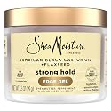 SheaMoisture Edge Control Strong Hold Gel+Flaxseed Jamaican Black Castor Oil Keeps Edges in Place,No Flakes,Infused With Hydrolyzed Corn Beauty & Personal Care Shea Moisture