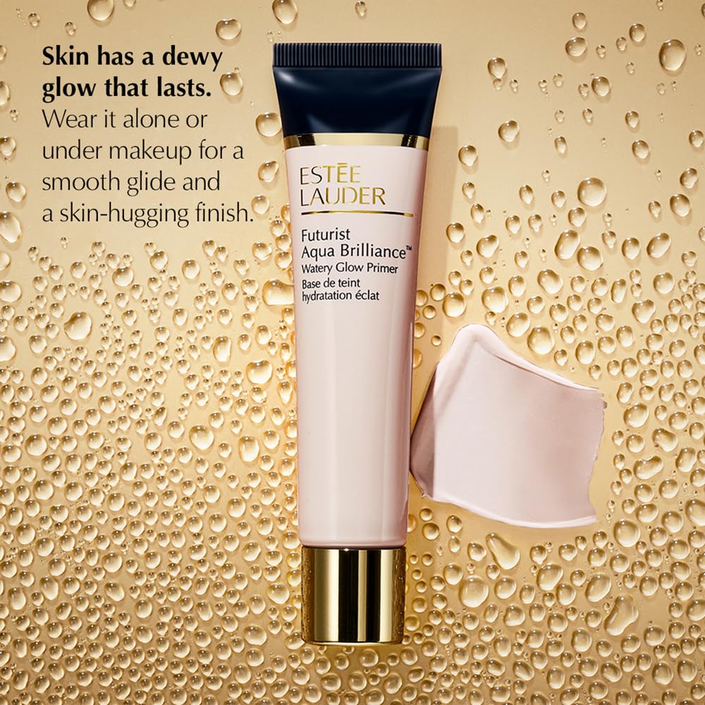 Estée Lauder Futurist Aqua Brilliance™ Watery Glow Makeup Primer with Hylauronic Acid for Triple Moisture, Travel Size, 0.5 Ounce Beauty & Personal Care Estée Lauder